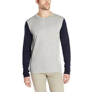Theory Billey B Anemone Colorblock Raglan Baseball‎ Crewneck Tee - Small